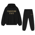 Komplet Dresowy Essentials FW24 Black Yellow State