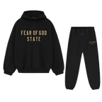 Komplet Dresowy Essentials FW24 Black Yellow State