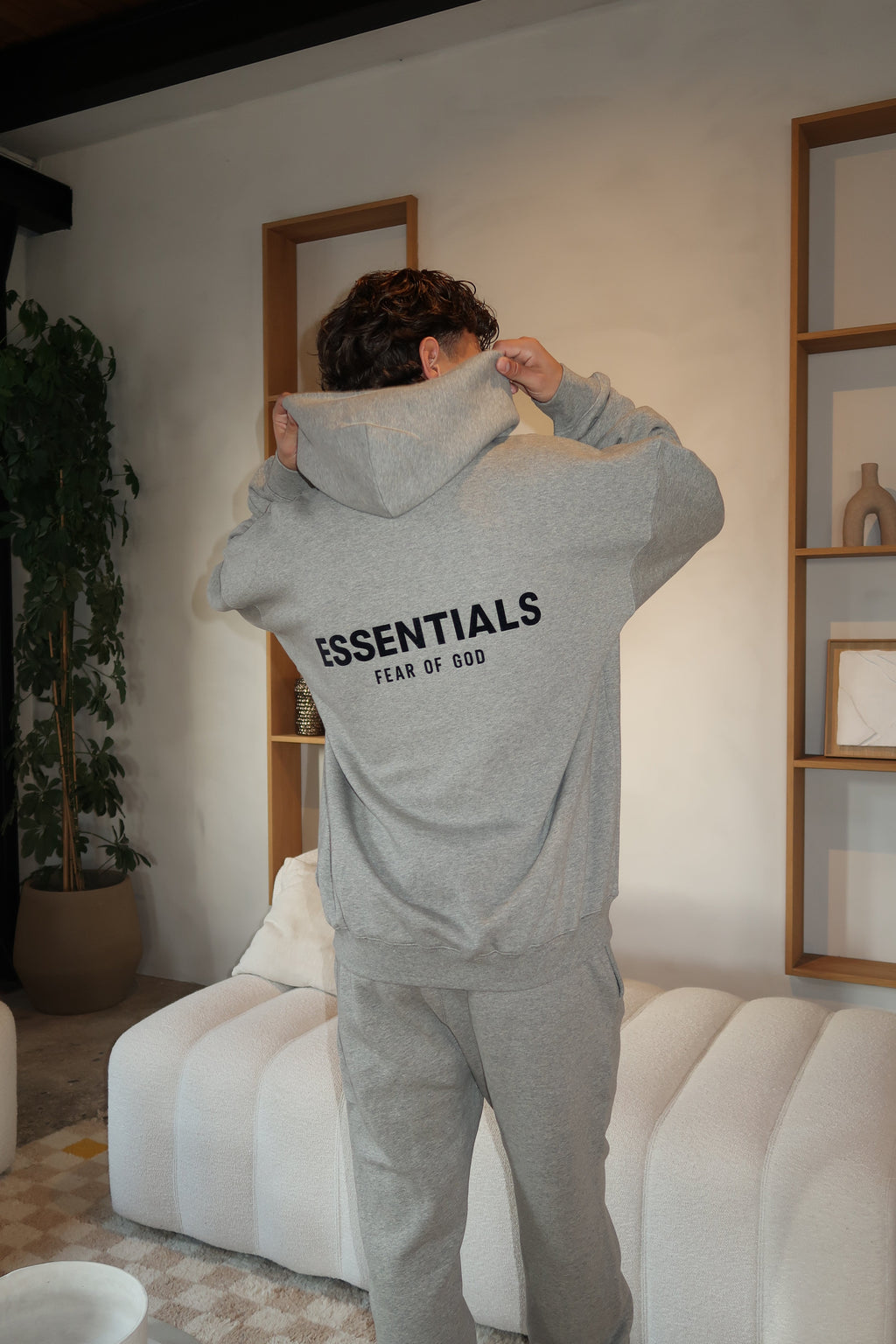 Komplet Dresowy Essentials Dark Oatmeal