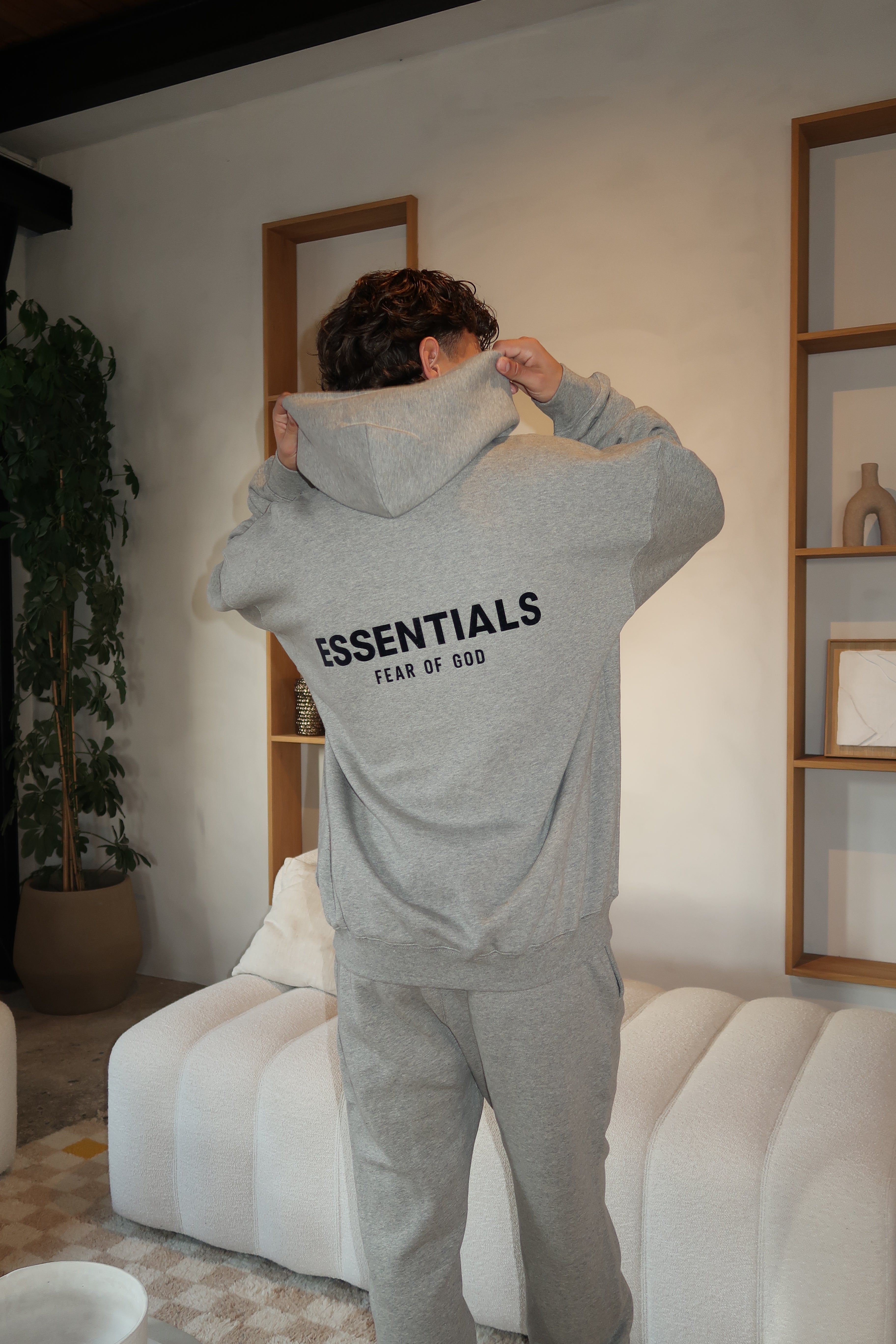 Komplet Dresowy Essentials Dark Oatmeal